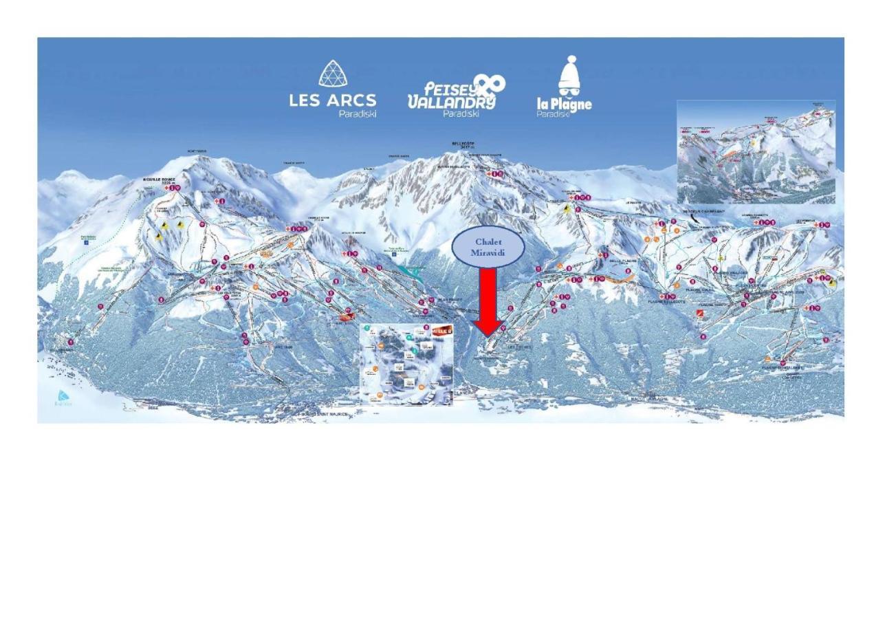Chalet Miravidi, Montchavin-La Plagne, Jacuzzi & Sauna Ngoại thất bức ảnh