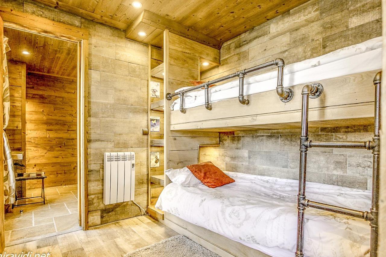 Chalet Miravidi, Montchavin-La Plagne, Jacuzzi & Sauna Ngoại thất bức ảnh