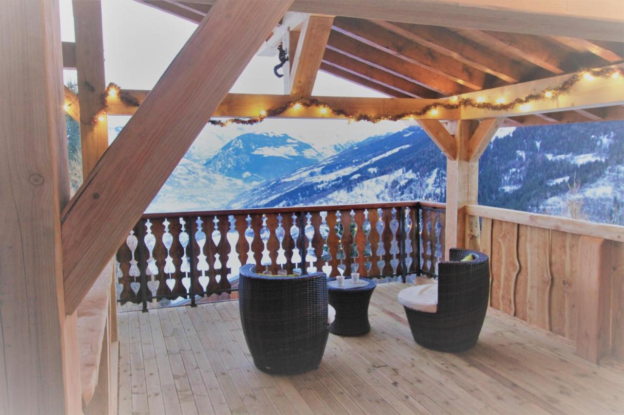 Chalet Miravidi, Montchavin-La Plagne, Jacuzzi & Sauna Ngoại thất bức ảnh