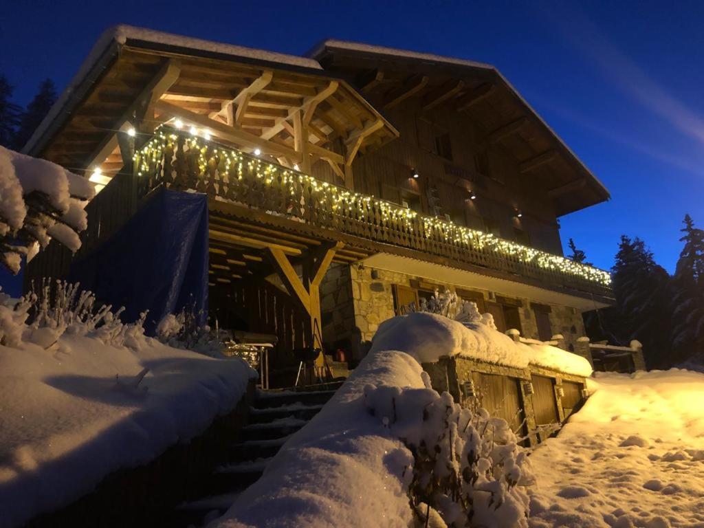 Chalet Miravidi, Montchavin-La Plagne, Jacuzzi & Sauna Ngoại thất bức ảnh