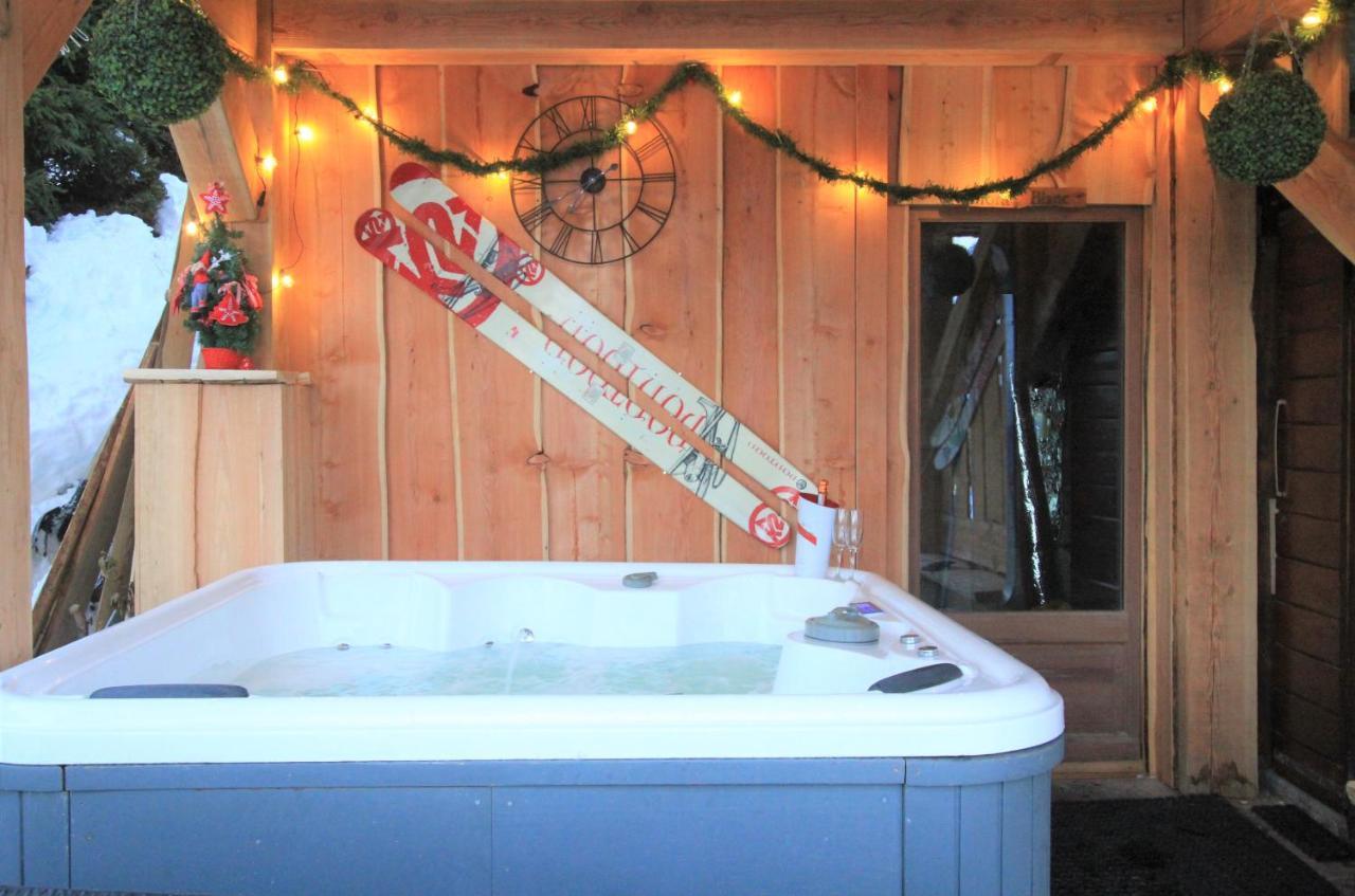 Chalet Miravidi, Montchavin-La Plagne, Jacuzzi & Sauna Ngoại thất bức ảnh