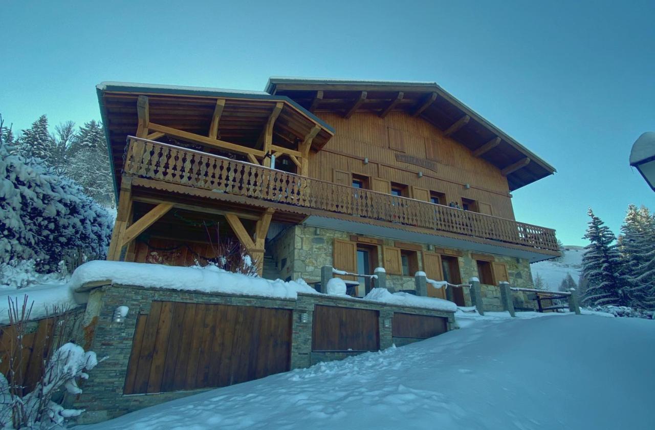 Chalet Miravidi, Montchavin-La Plagne, Jacuzzi & Sauna Ngoại thất bức ảnh