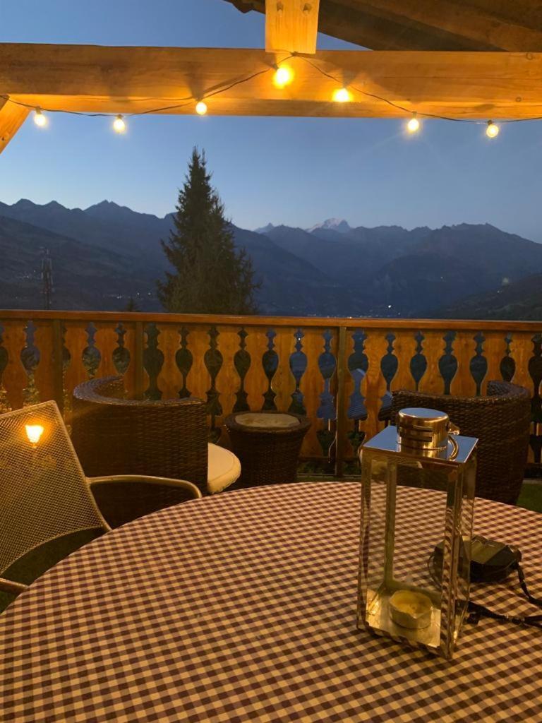 Chalet Miravidi, Montchavin-La Plagne, Jacuzzi & Sauna Ngoại thất bức ảnh